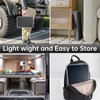 RV Step Stool Foldable 1-Step Ladder Sturdy Metal Stable Step