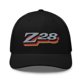 1978 Chevy Camaro Z28 Grille Retro Muscle Car Owner Classic Cars Trucker Cap Snapback Hat Black