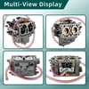 AUTOKAY 15003-2766 Carburetor With Carb Repair Kit for Kawasaki Mule