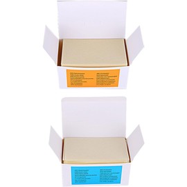 2 Cajas Papel de Permanente de Peluquería Ultrafino de 2 Resistente al Calor y Absorbente, Uso Profesional y Doméstico Color Aleatorio