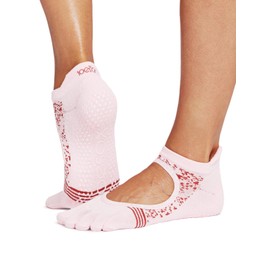 ToeSox Bellarina Tec Full Toe Toe Grip Socks, For Pilates, Ballet, Sweat Absorbent, Quick Drying, Breathable, Antibacterial, Revival