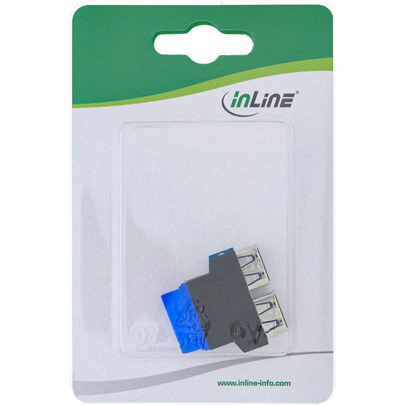 InLine 33444I USB 3.0 Adaptor / 2x Female A to