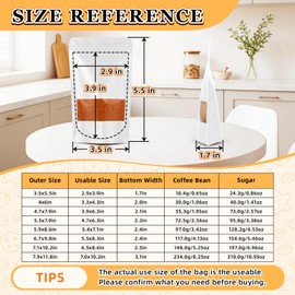 FITIMOR Resealable-Bags-for-Small-Business, 100 Pack Smell Proof Bag with Window, Mylar Bags for Small Business, Candy Bags, Dog Treat Bag, Baked Goods Packaging, Paper Stand Up Pouch (4"x6")