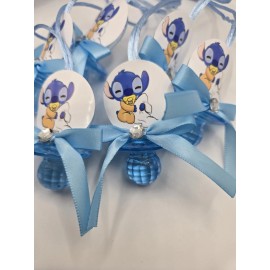 Unbranded 12 Stitch Lilo  StitchTheme Baby Shower Pacifiers Guest Favor Necklaces GAMES