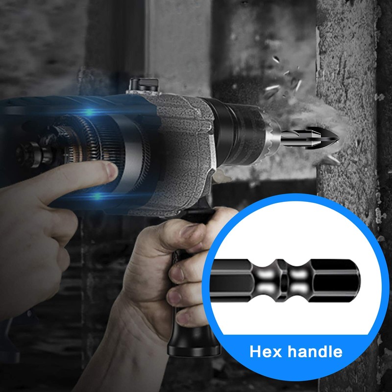 10 Pcs 5/32" Masonry Concrete Drill Bit Set for Tile
