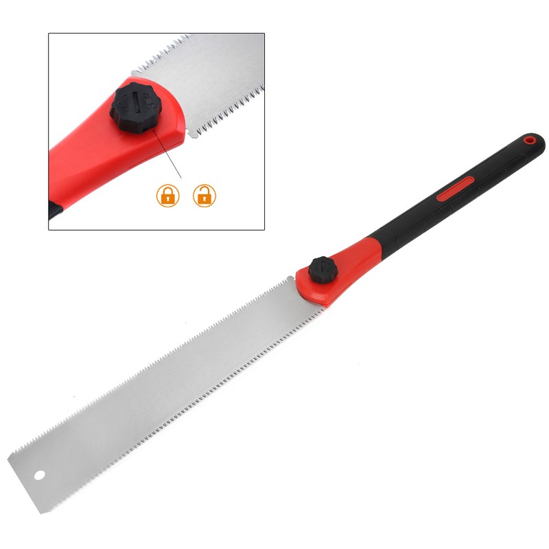 DoubleSided Saw TPR Handle Double Edge Handsaw for Woodworking Cutting