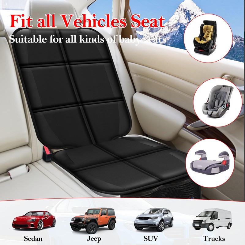 Meolsaek Car Seat Protector, Seat Protector for Child Car Seats