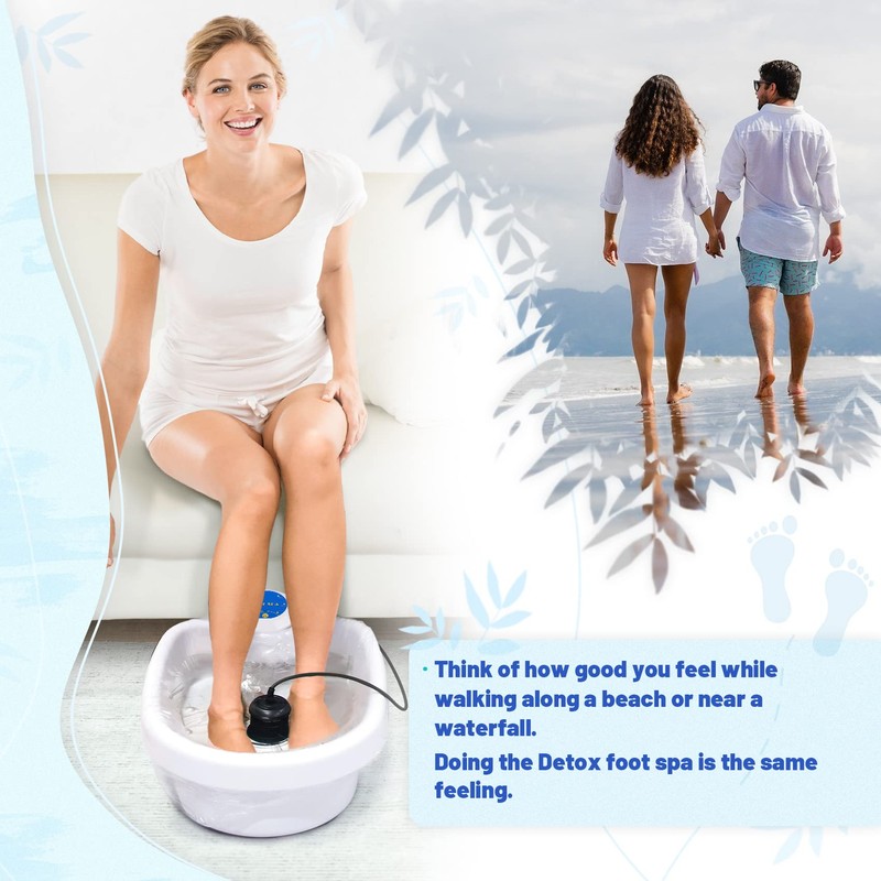 Ionic Foot Bath Detox Machine, Portable Feet Detox Machine for