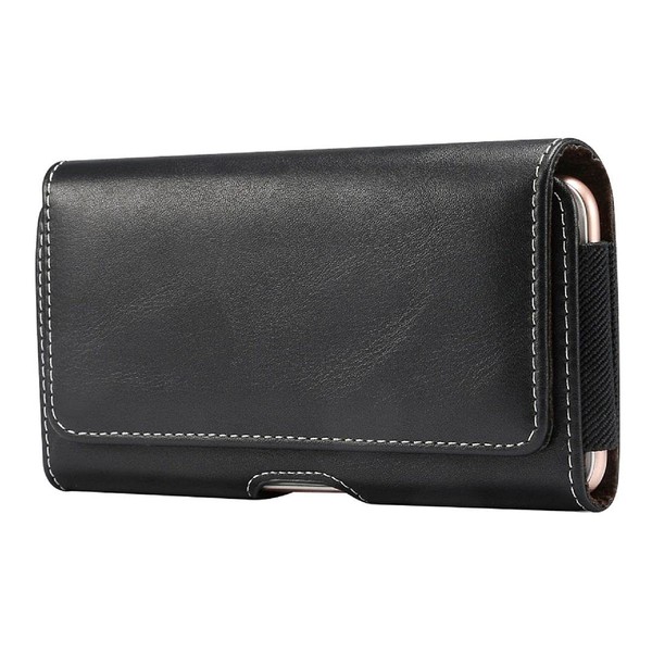 DFV mobile - Holster Horizontal Leather with Belt Loop für