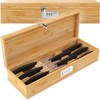 Upgraded Combination Lock Bamboo Locking Kitchen Knife Storage – Secure