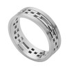 Fossil Men's Stainless Steel Ring, Stainless Steel, No Gemstone