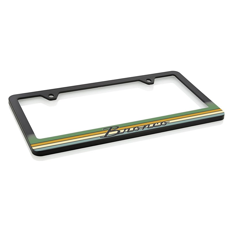 Ford Bronco Vintage Script UV Cured Ink Black Plastic License