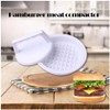 AISIBO 2 Piece Hamburger Press, Plastic Burger Press, Hamburger Maker