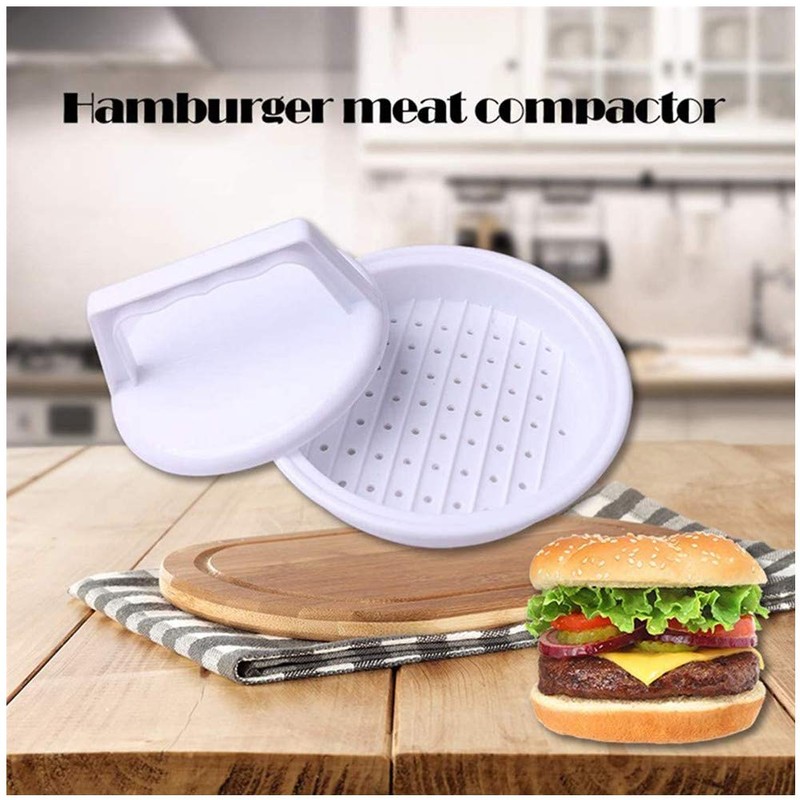 AISIBO 2 Piece Hamburger Press, Plastic Burger Press, Hamburger Maker