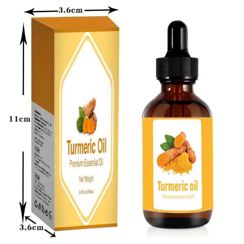 Turmeric Oil 30ml – 100% Pure and Cold-Pressed | Powerful