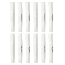 Allegro Combs 420. 7 Inch Cutting Combs. Barber Combs & Hairstylist Combs Professional. White Combs 1 Dz.