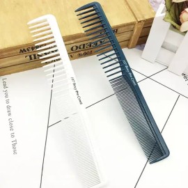 양면 일자 머리빗 커트빗 헤어 브러쉬 머리빗 빗 헤어빗 미용실빗 앞머리빗 [화이트] Double-sided straight hair comb cutting comb hair brush hair comb beauty salon comb bangs comb [White]
