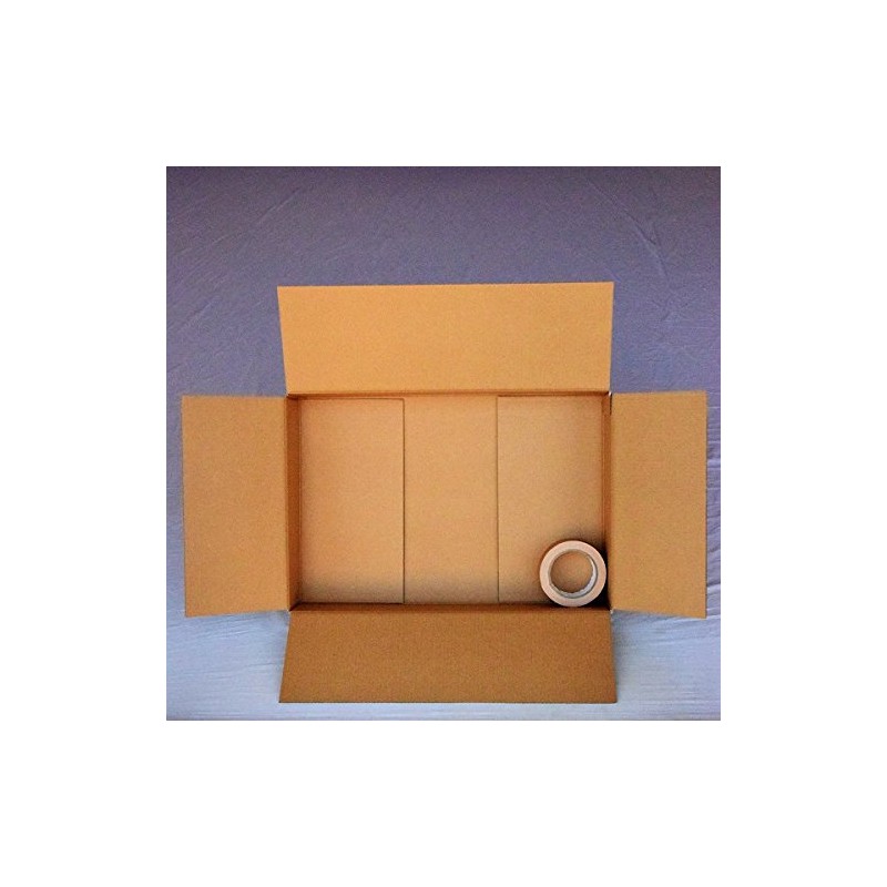 愛パックダンボール ダンボール箱 100サイズ 白 40枚 段ボール 日本製 無地 中芯強化材質