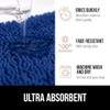 GORILLA GRIP Bath Rug Mat 36x24, Soft Absorbent Chenille, Quick