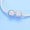 Clip Stopper Charm 925 Sterling Silver Lock Charm Spacer Charm