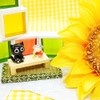 Forkart Cute Handmade Glassware Bench Cat