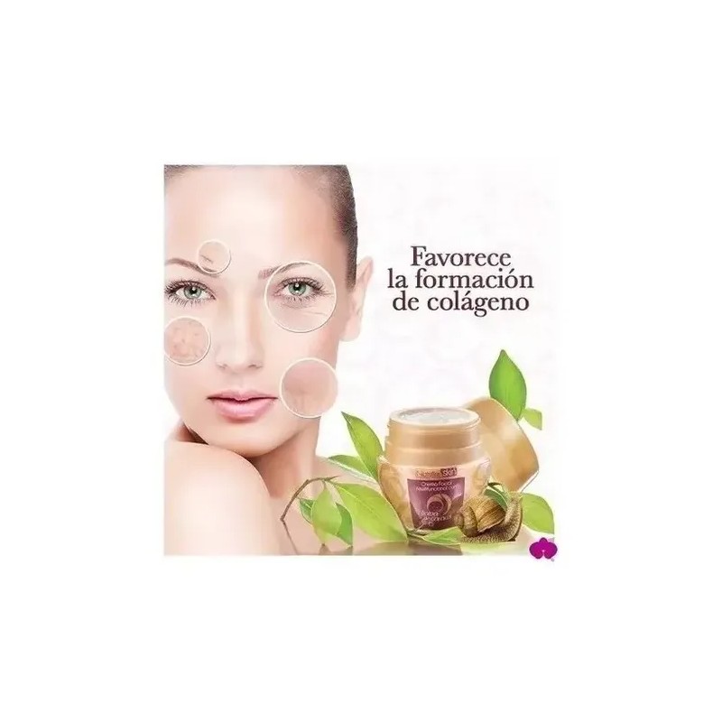 Crema Facial Multifuncional Con Baba de Caracol Natural Skin Hidratante