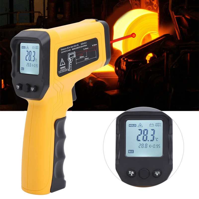 DT8550E 50℃550℃ NonContact Infrared Thermometer Temp IR Meter Digital Temperature