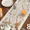 Artoid Mode Flowers Leaves Autumn Table Runner, Seasonal Fall Kitchen