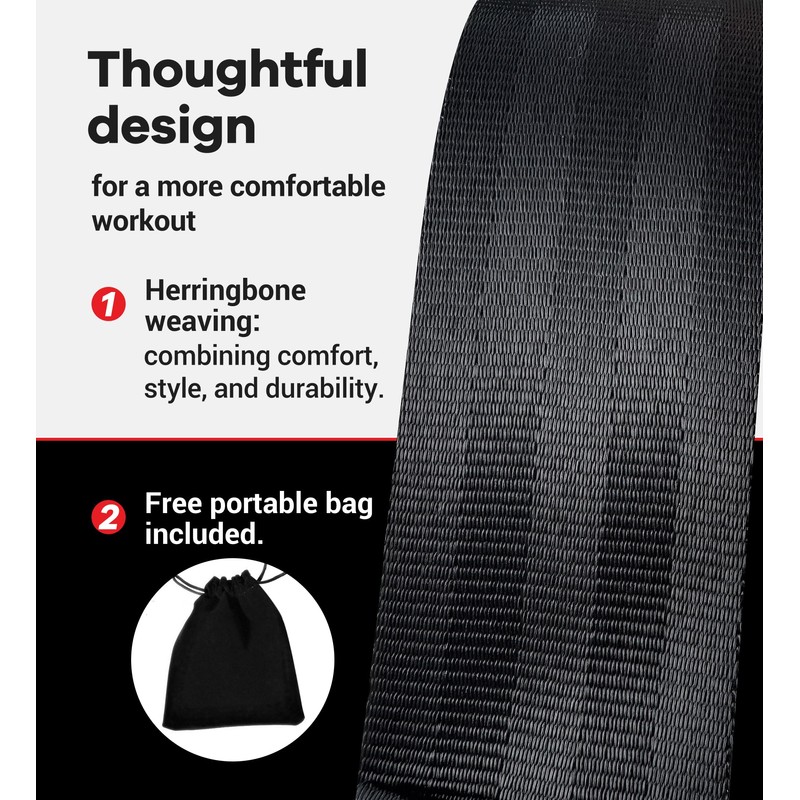 Nordic Hamstring Curl Gym Seatbelt – Adjustable 5.6FT Safety Strap