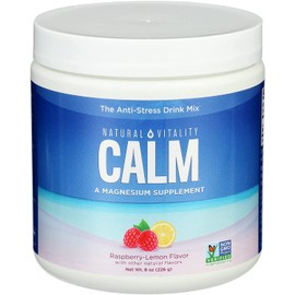 Natural Calm Raspberry Lemon-8 oz Brand: Natural Calm by Natural Calm