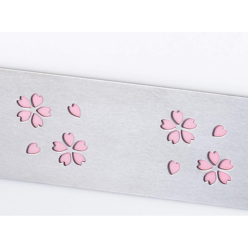 Yoshikawa 1306137 Stainless Steel Dish Cloth, Cherry Blossom, Silver