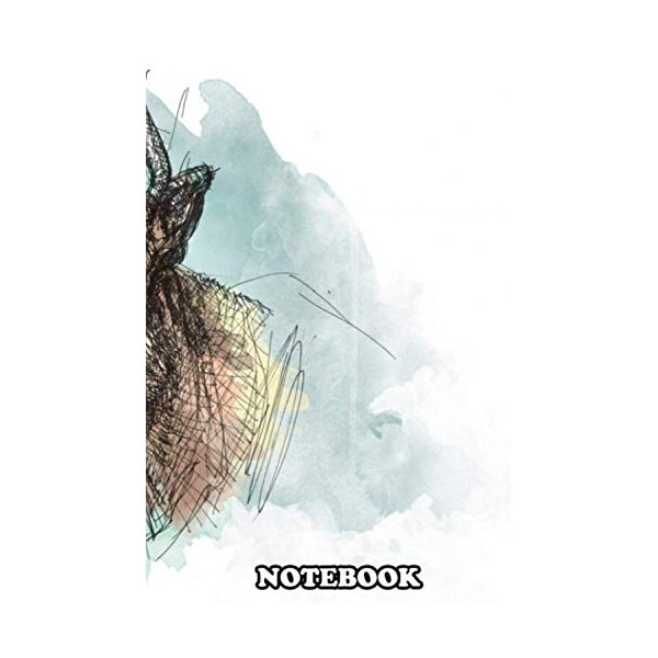 Notebook: Ink Drawing With Watercolour Background , Journal for Writing,