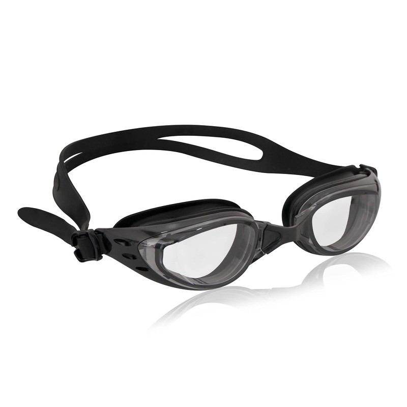 Nivia 4089 Eliminator Swimming Goggles (Black)