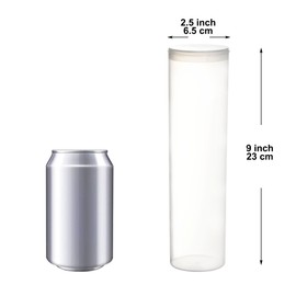 Youngever 2 Pack Plastic Cookie Containers, Cookie Jars, Cookie Cracker & Biscuit Storage Container, Food Storage Containers with Lid (Round)