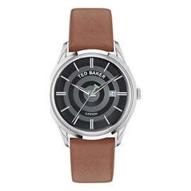 Ted Baker Men's Leytonn (40mm) Black Dial/Brown Leather Strap BKPLTF301