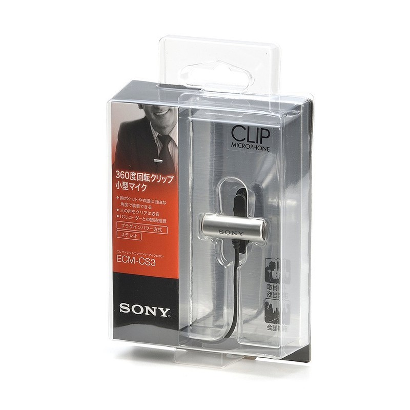 SONY Condenser Mic Stereo / Dictation Machine for Business ECM