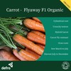 PREMIER SEEDS DIRECT - Organic Flyaway F1 Carrot Seeds, Approx