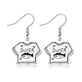 KUIYAI K-pop Music Earring Music Band Jewelry Korean Boy Band Gift Music Team Army Gift (super)