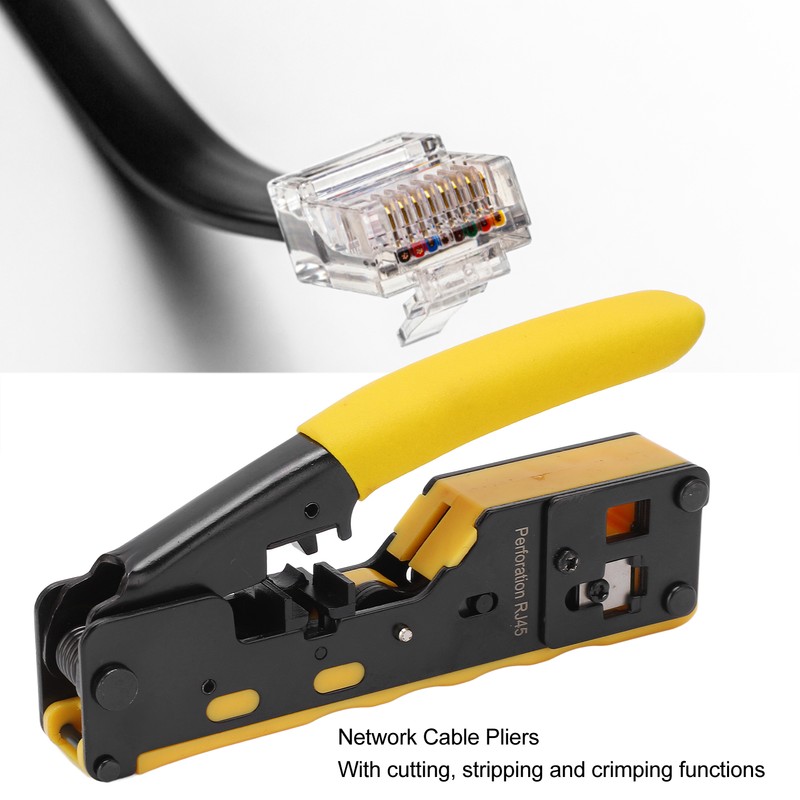 Network Cable Pliers High Carbon Steel Wire Cutting Stripper 6P