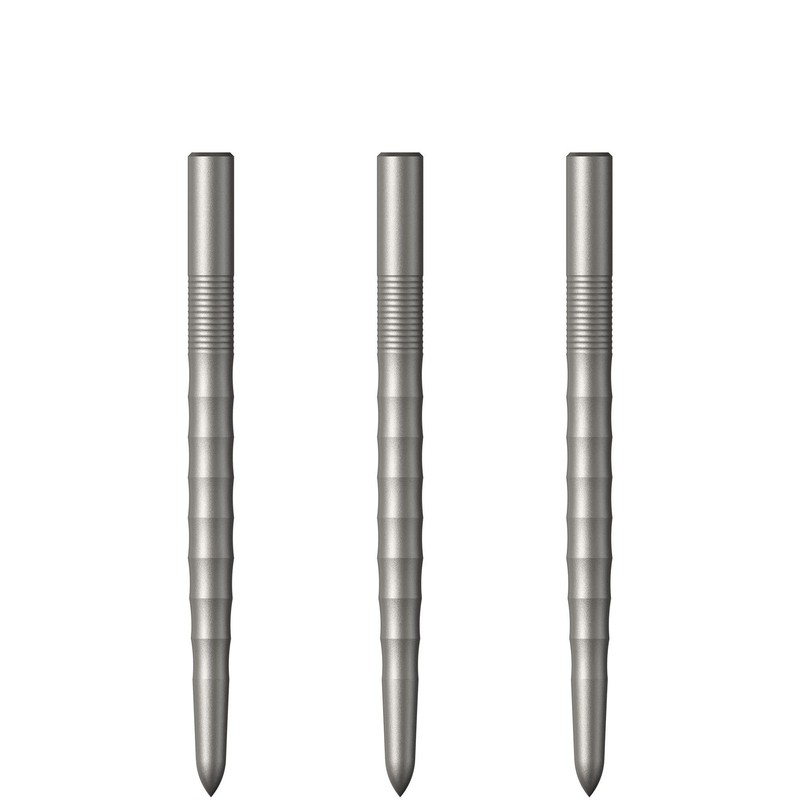 Mission Darts Ripple, Steel Tip, Replacement Points, Silver, 40mm (X2733)