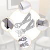 ZIGefofo Pack of 12 Tablecloth Clips Stainless Steel for Outdoor