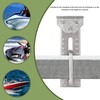 KATUNA 4Pcs 8" Stainless Steel Swivel Bunk Bracket Kit -