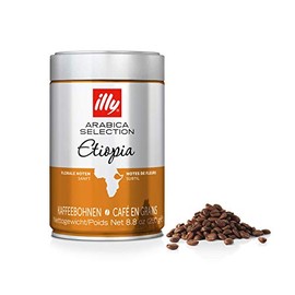 illy Arabica Selection Coffee Espresso Beans from Ethiopia - 2 Tins of 250 g Each