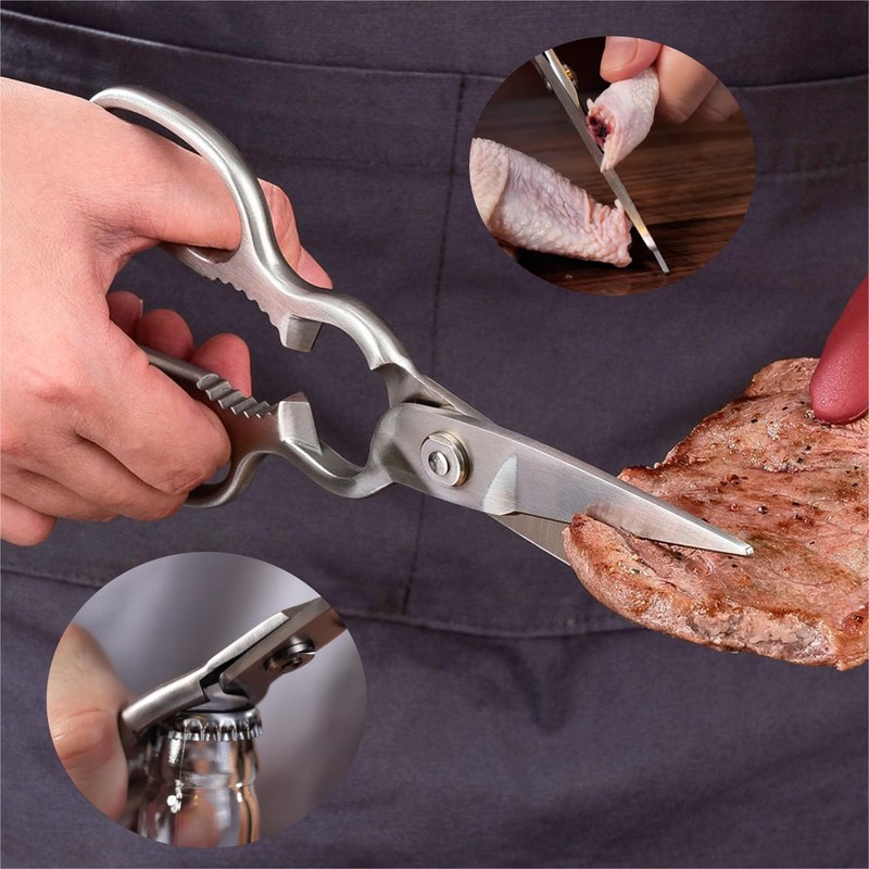 Kitchen Knife Set, 7 Pieces German Stainless Steel Knives Set