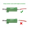 4 PCS Load Resistor,LED Turn Signal Resistor Flasher Adaptor with