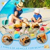 54 Pack Travel Beach Toy Sand Bucket and Shovel for