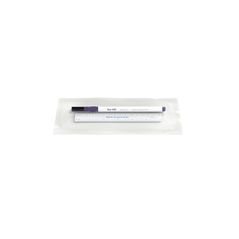 Ezy-Aid STERILE Skin Marker | Gentian Violet Ink, Ruler in