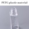 Contenedor de tubos vacíos de brillo de labios, transparente, rellenable,