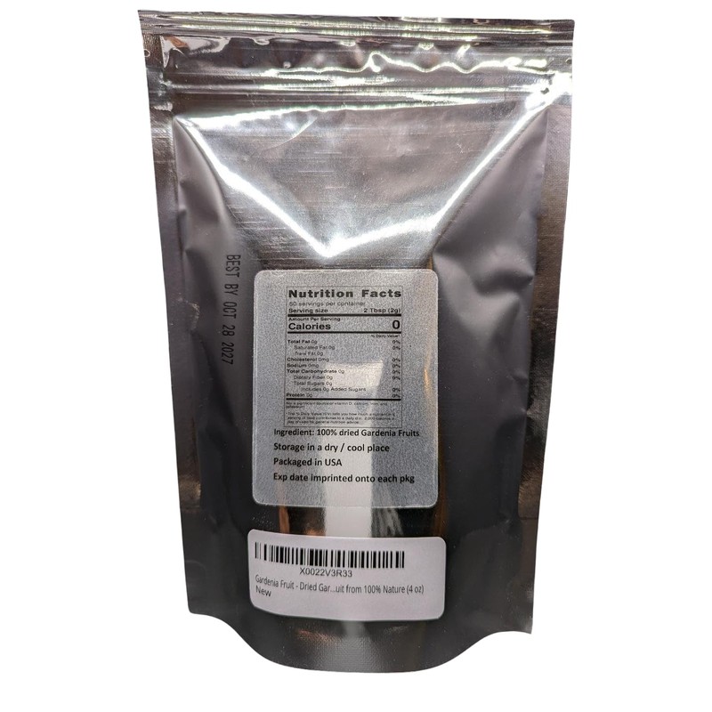 Gardenia Fruit - Dried Gardenia Fruit from 100% Nature (8