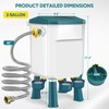 Meyoppm 2 Gallon Automatic Chicken Waterer with Precision Float Valve